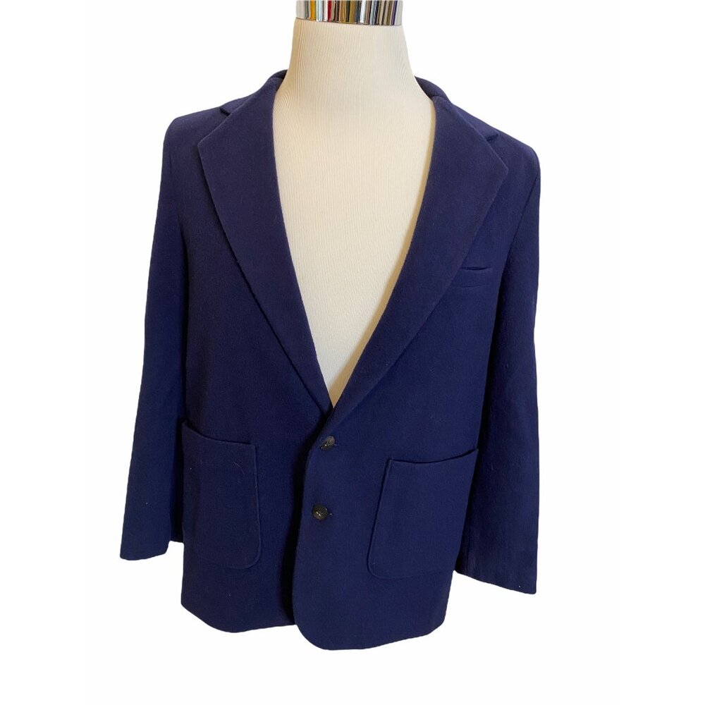 Lands’ End Wool Blend Blazer Jacket 20